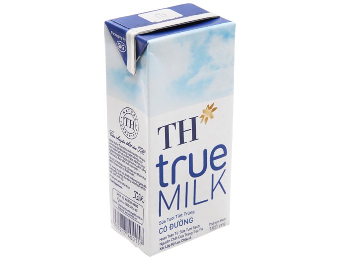 Sữa TH True Milk vỉ 4hx110ml/4hx180ml