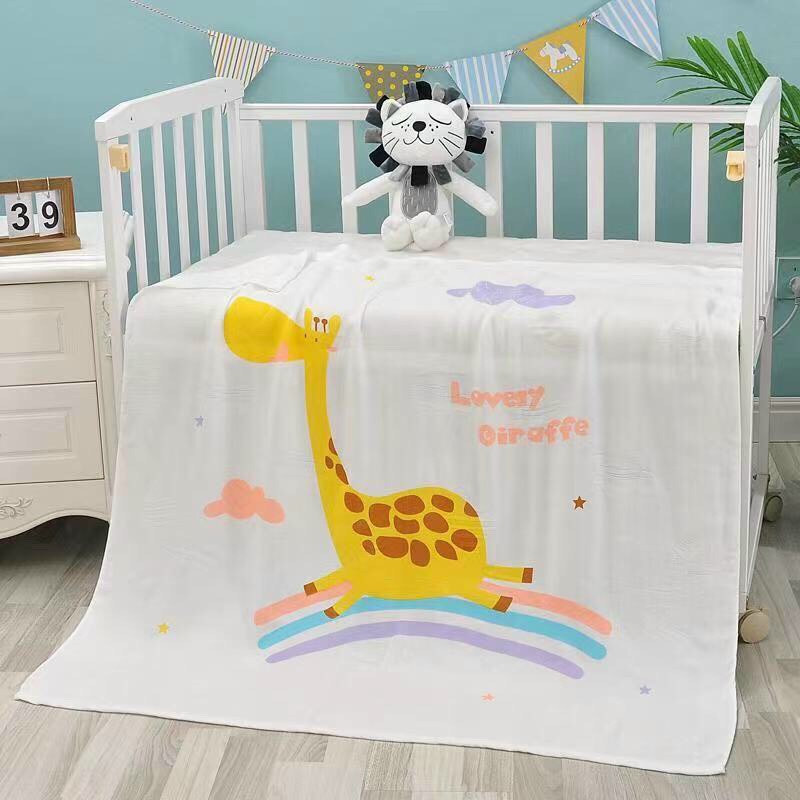 Chăn mền Lụa siêu mềm mát cho bé 110 x 120cm