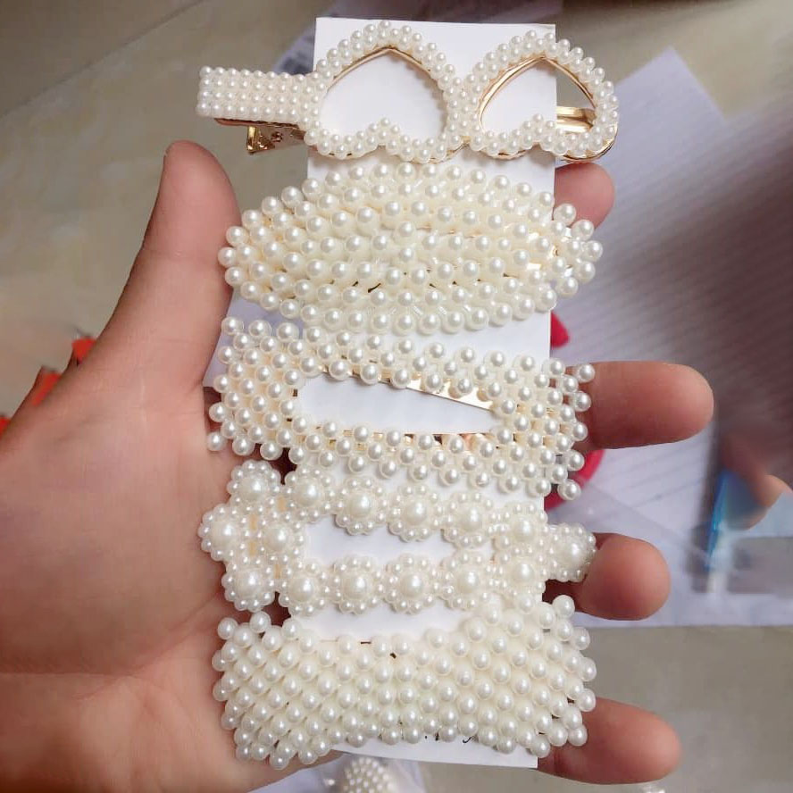 Set 20 Kẹp Tóc Ngọc Trai Hàn Quốc (kèm ảnh thật) - Kẹp Tóc Style Hàn