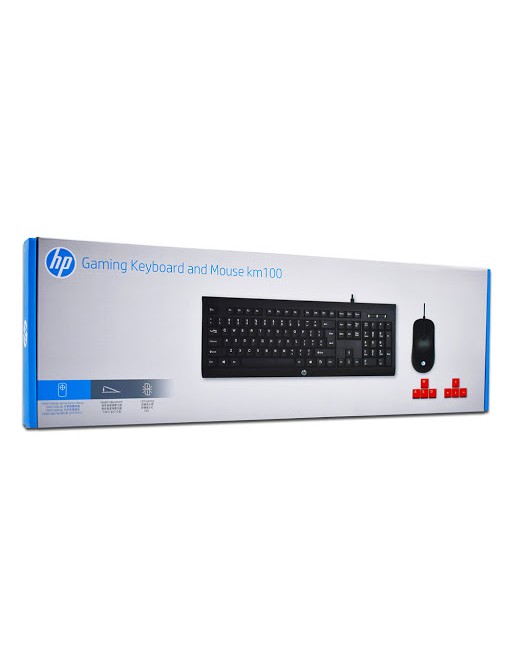Bộ phím chuột USB HP KM100 ( Chính Hãng)