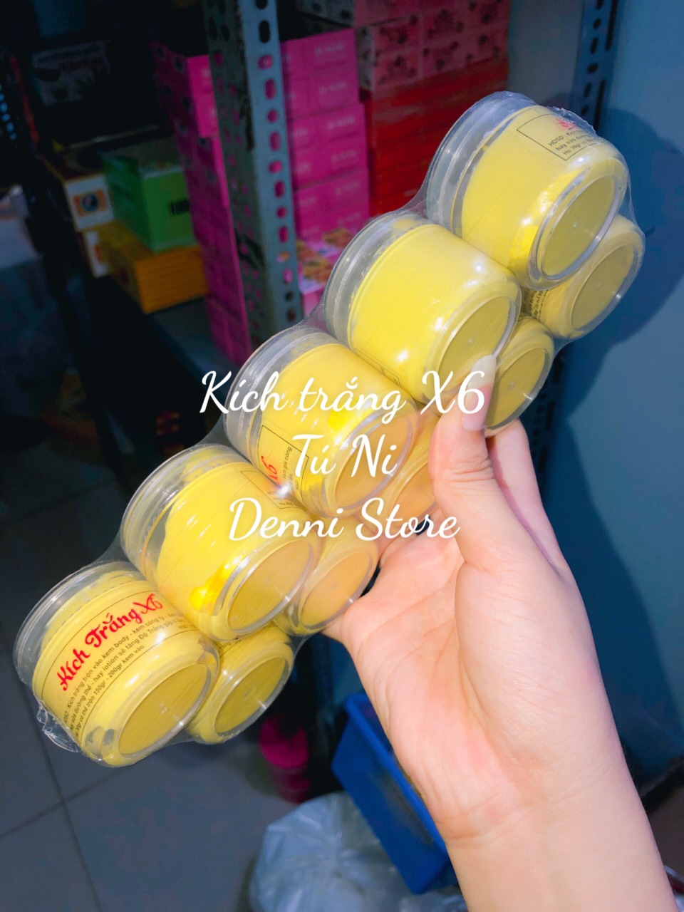 [Hoàn tiền 20%] Combo 10 hủ kem kích trắng X6 siêu trắng da nhân sâm