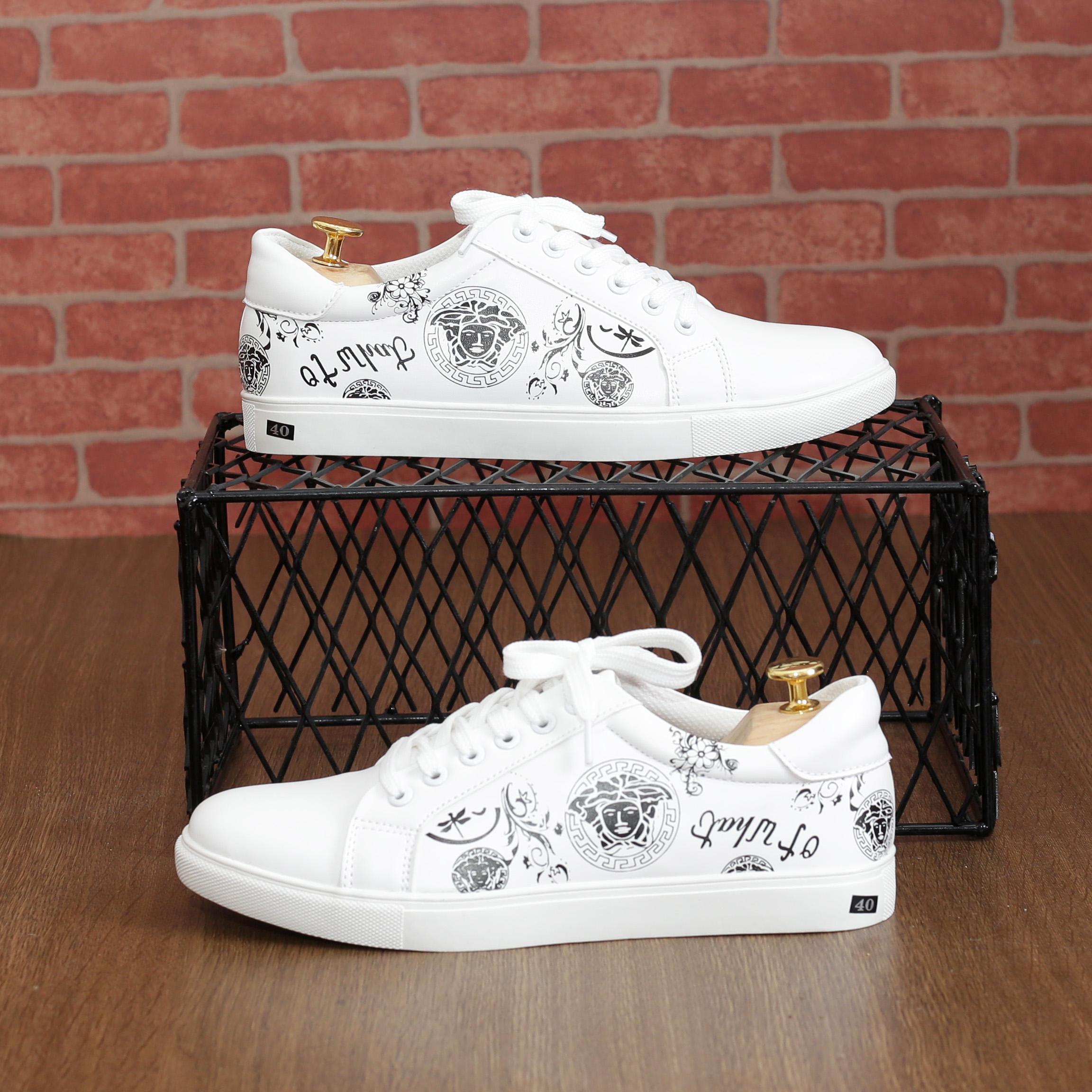 Giày sneaker nam thể thao ( Trắng ) M27
