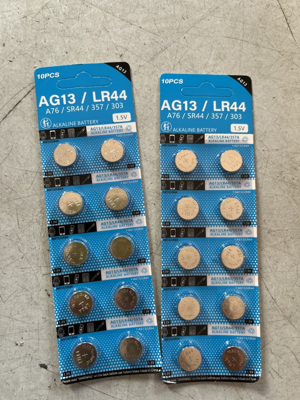 Pin CR2450 CR2032 AG13/LR44