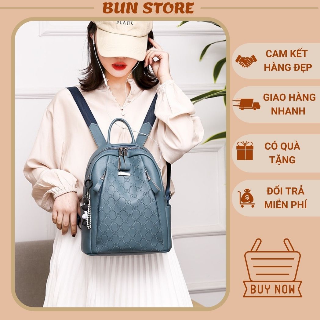 Balo nữ nam hàn quốc 8 màu Có Sạc Điện Thoại, Chống Nước Nhẹ CN1
