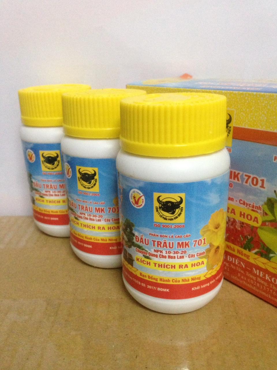 Combo 3 hủ PHÂN BÓN LÁ ĐẦU TRÂU 701 - KÍCH THÍCH RA HOA
