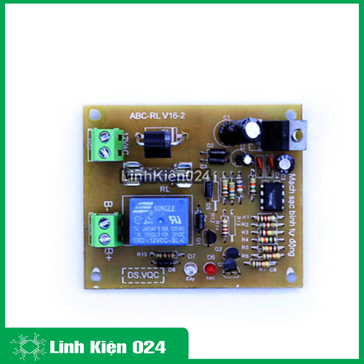 Mạch Sạc ắc quy 12V / 5A - Tự Động