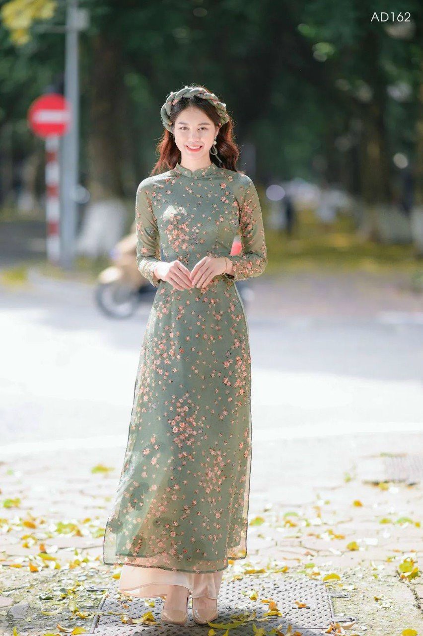 Áo Dài Thiết Kế Hiện Đại [H&H] Áo Dài Truyền Thống Dỡ Tráp Cưới Hỏi 4 Tà Dài May Sẵn Mềm Mại  Tà Bay Duyên Dáng