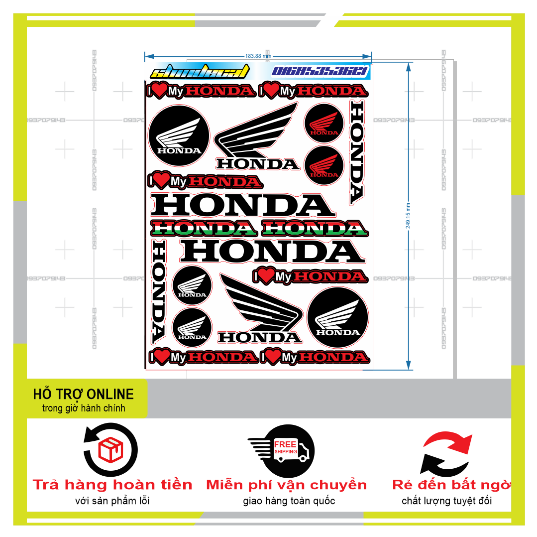 LOGO STICKER HONDA 05