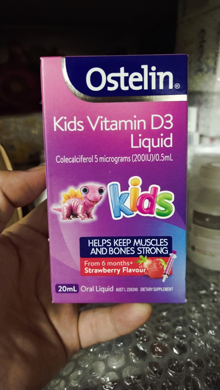 [HCM]Date 2026-Vitamin d3 ostelin drop cho bé từ sơ sinh 2.4ml