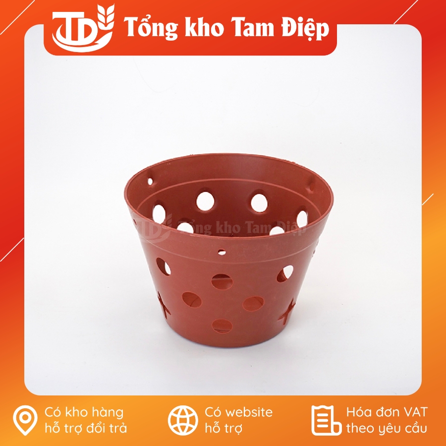 Chậu nhựa giả gốm tổ ong đủ size