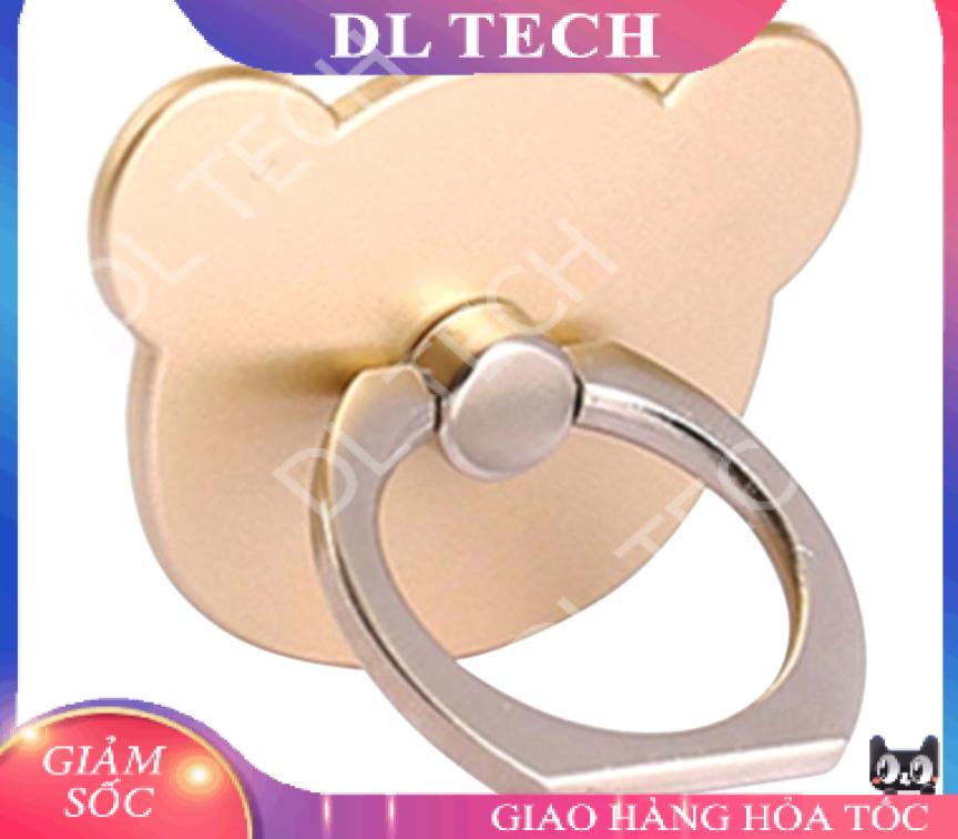 Giá đỡ điện thoại dạng nhẫn hình gấu DL TECH