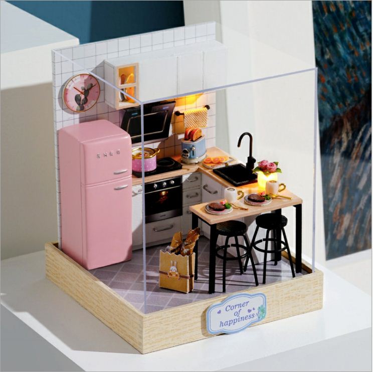 Mô hình nhà gỗ DIY – Corner of Happiness