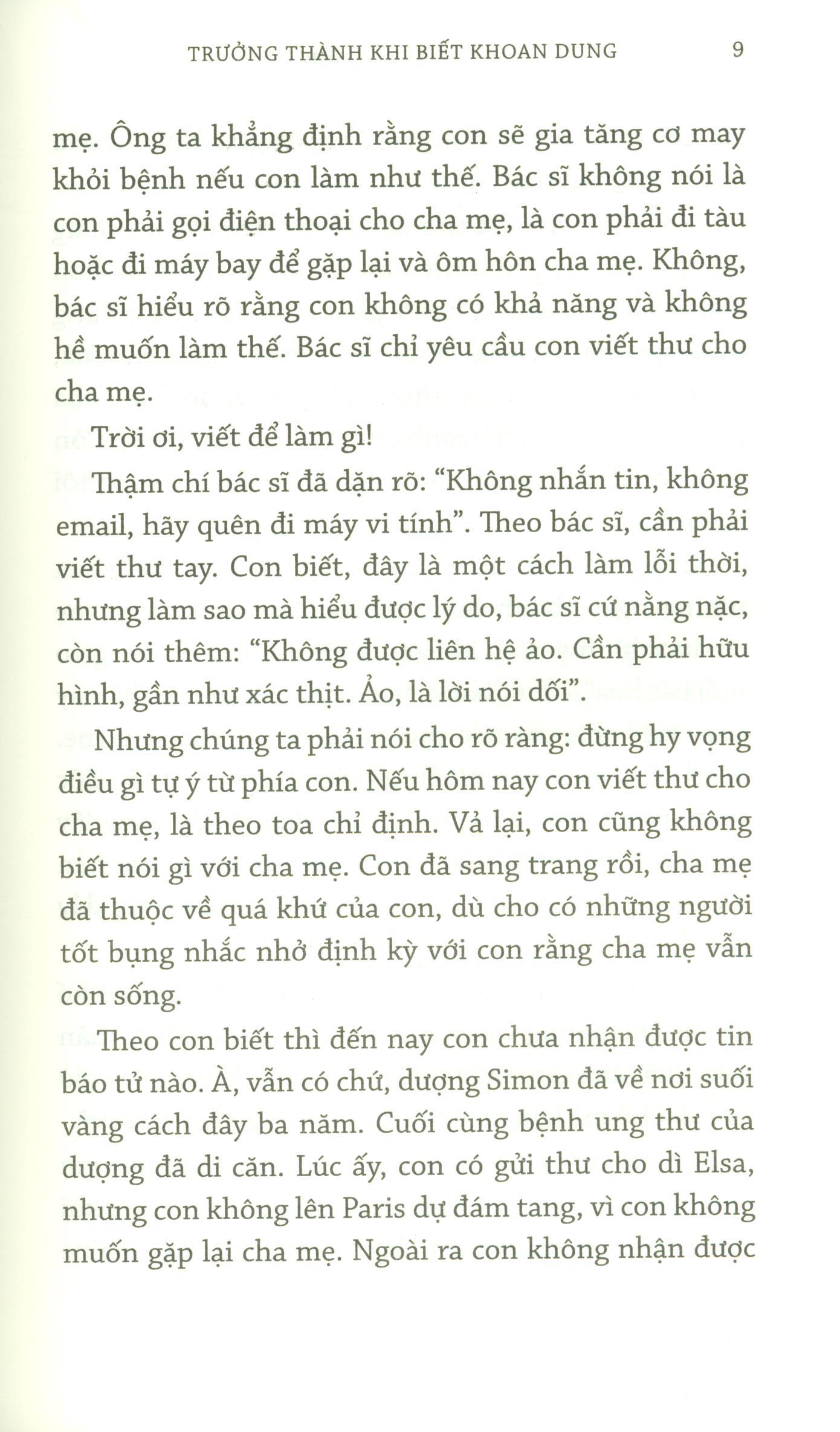 Trưởng Thành Khi Biết Khoan Dung