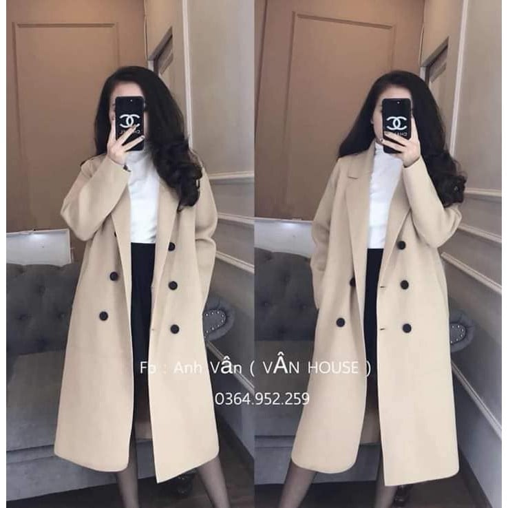 Áo khoác dạ ép nữ, Áo khoác dạ nữ dáng dài