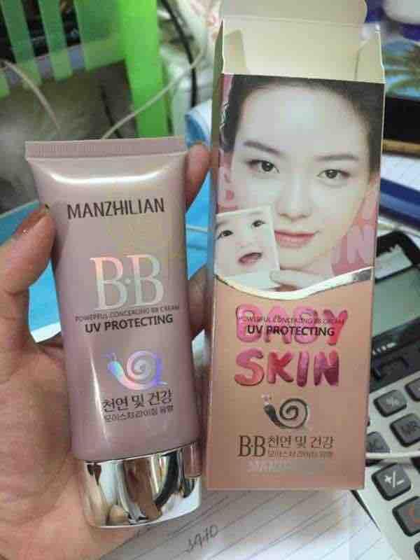 Kem nền nữ BB cream ỐC SÊN Baby Skin MANZHILIAN UV PROTECTING KOREA - HX1364 cao cấp