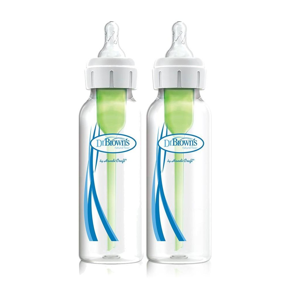 SET 3 BÌNH SỮA DR BROWNS NATURAL FLOW ANTI COLIC 120ML / 250ML (HAY OPTIONS PLUS )