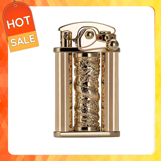 Hộp quẹt bật lửa xăng đá Zorro Z629, họa tiết hình rồng trụ xoay tuyệt đẹp - bật lửa xăng - bật lửa độc lạ (KHÔNG CHỨA XĂNG GAS)