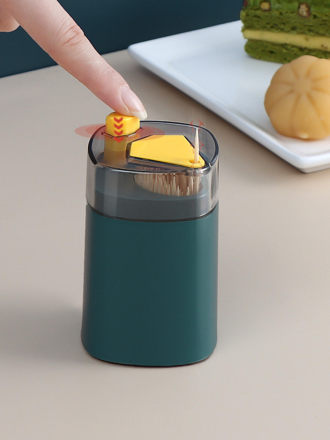 Lọ đựng tăm xỉa răng thông minh tự động lấy tăm - lọ đựng tăm, hộp đựng tăm thông minh