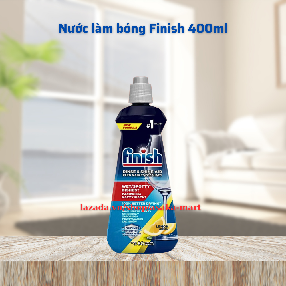 Nước làm bóng Finish 800ml/ Chai - Nhập khẩu Châu Âu