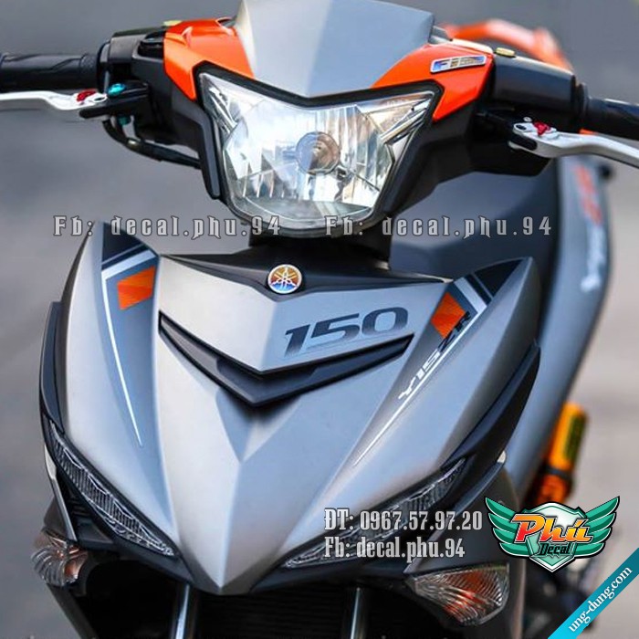 Tem rời EX 150 Y15 xam cam (P)
