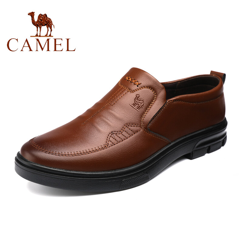 Camel Giày Lười Nam Giày Da Công Sở Thường Ngày Đế Mềm96