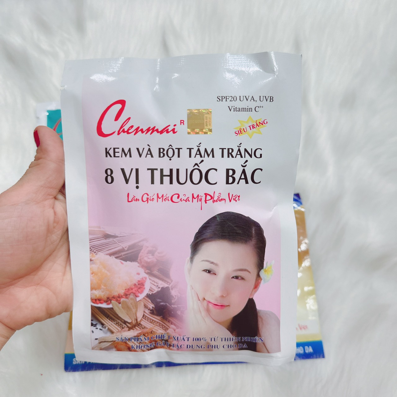 Tắm trắng Chenmai kem bột tắm trắng ngọc trai 150g