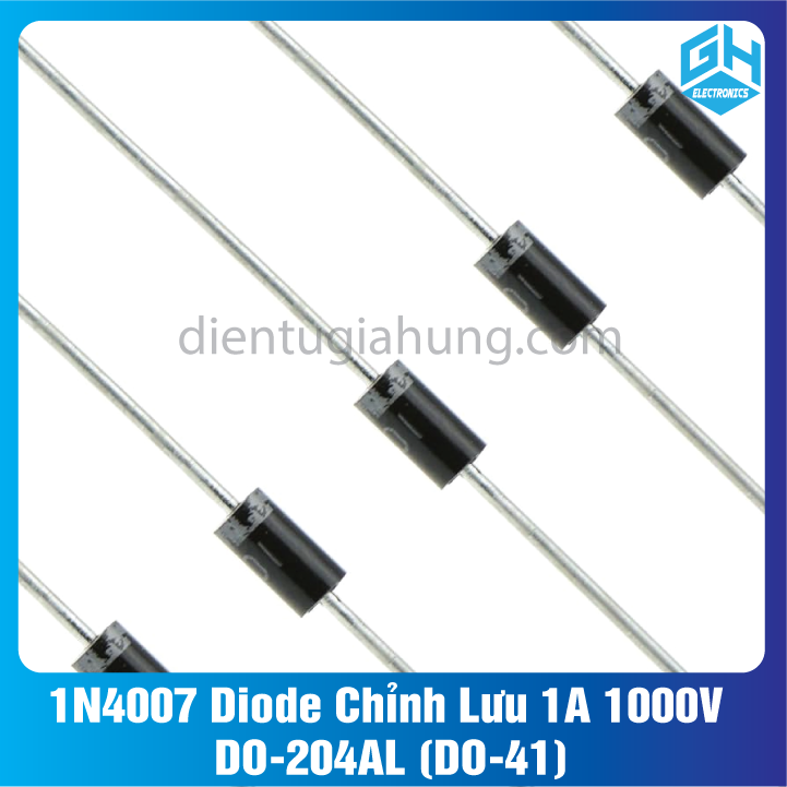 Combo 20 con 1N4007 Diode Chỉnh Lưu 1A 1000V DO-204AL (DO-41)