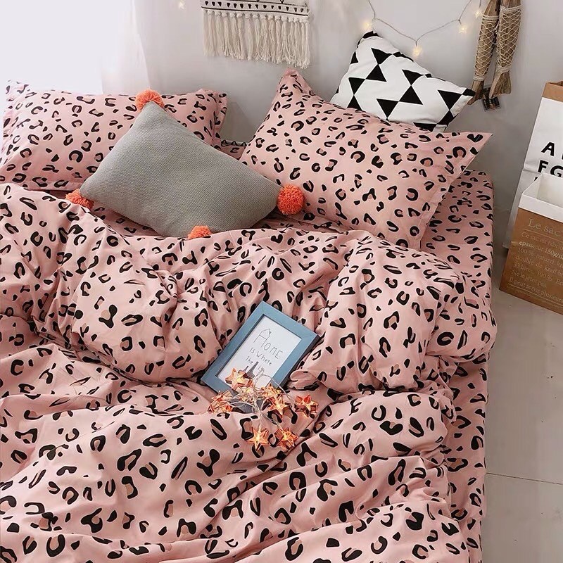 Bộ vỏ chăn kèm ga gối cotton poly nhiều size giường