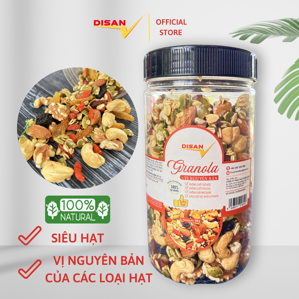 NGŨ CỐC GRANOLA SIÊU HẠT HEALTHY & FRESH