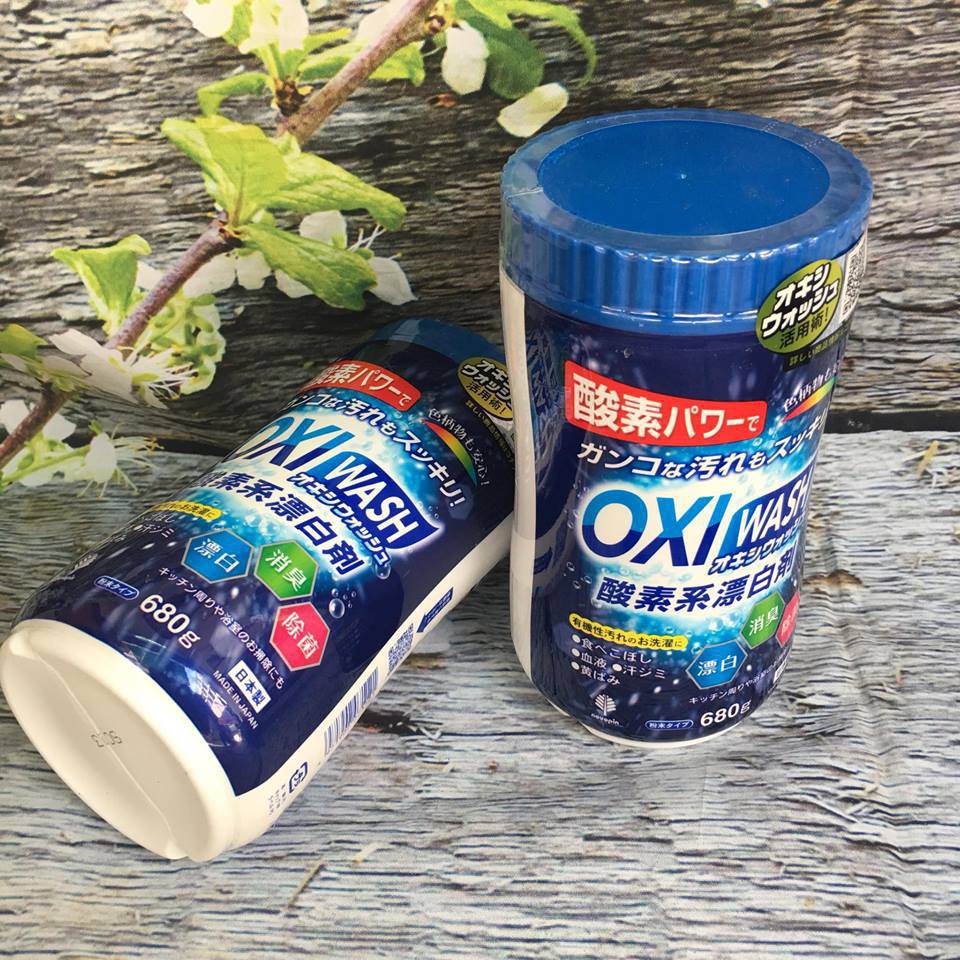 Bột giặt đa năng siêu mạnh Oxi Wash Nhật Bản