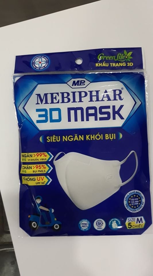 Khẩu Trang 3D Mask N95 MEBIPHAR