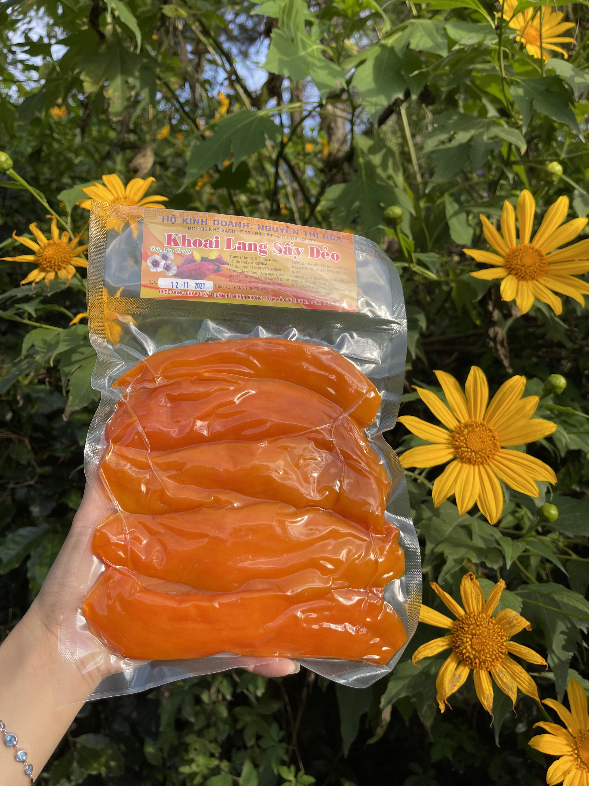 Khoai Lang Dẻo Đà Lạt dạng lát – Moony Farm