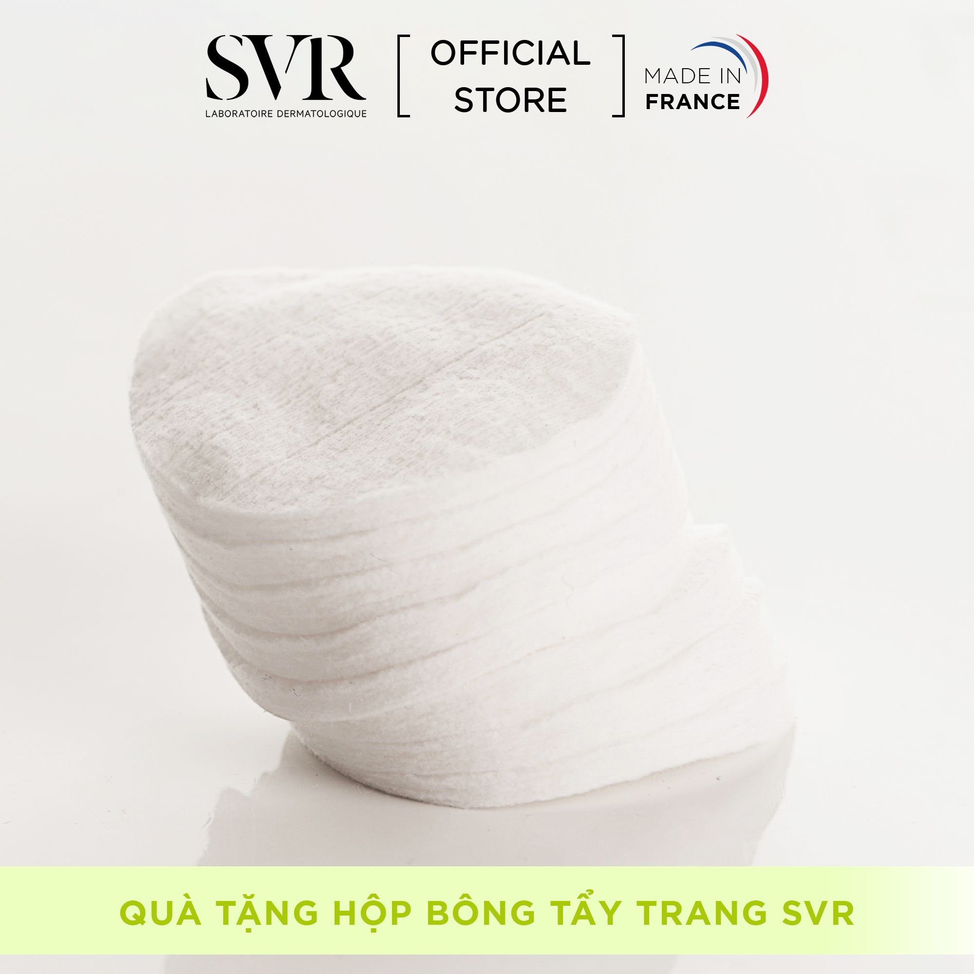 [HB Gift] Bông tẩy trang cao cấp SVR  60 miếng