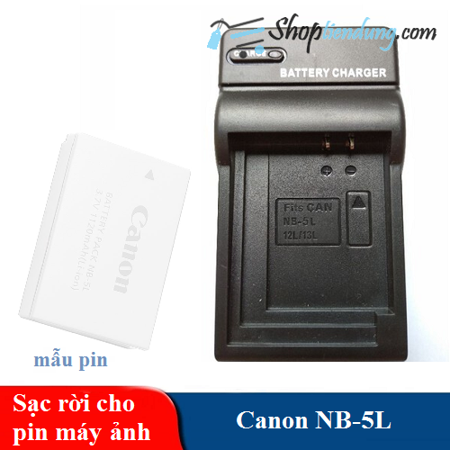Sạc rời cho pin NB-5L sử dụng cho máy ảnh Canon