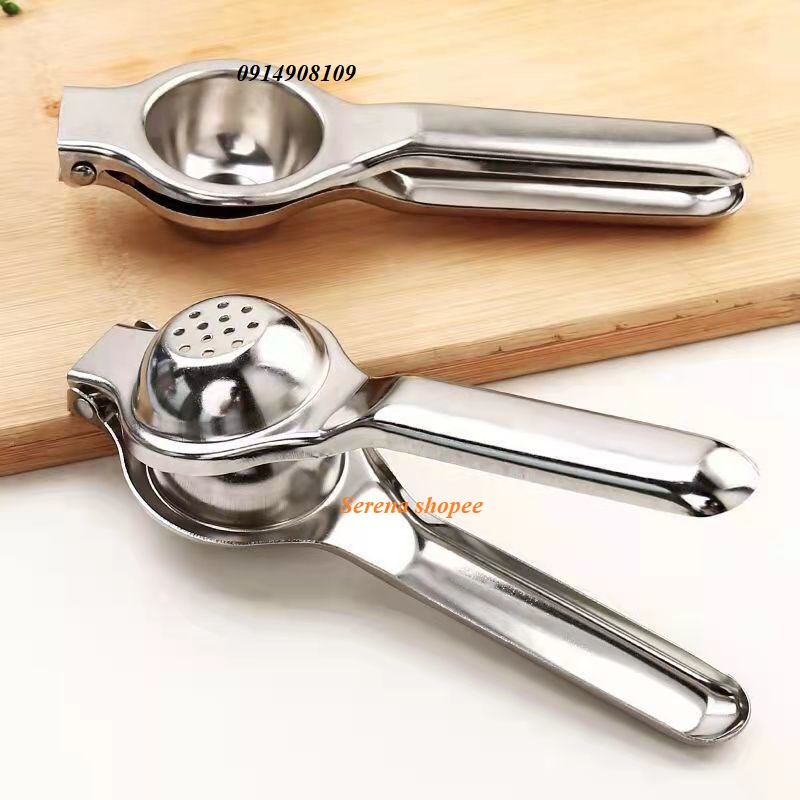 Dụng cụ vắt chanh inox (kẹp vắt chanh)