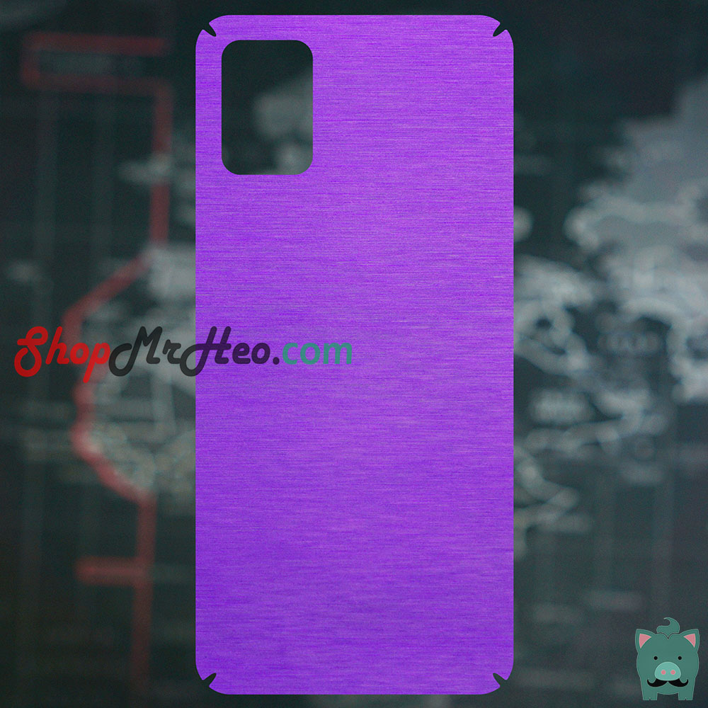 [HCM]Skin Dán Mặt Sau Lưng Vân Nhôm Samsung Galaxy A11 - A31 - A51 - A71