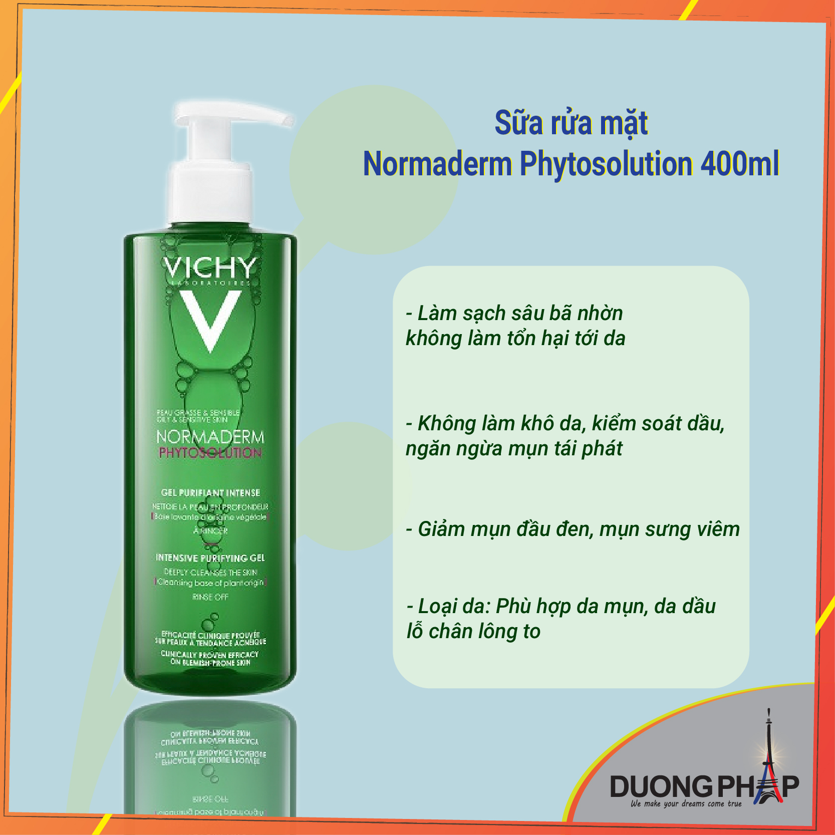 Gel rửa mặt Vichy Normaderm 400ml
