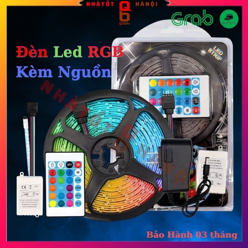 Bảng giá Đèn led tiktok đèn led RGB dây 5M đổi màu kèm nguồn, Có chống nước có Remote điều khiển trang trí nhà cửa NTHN05
