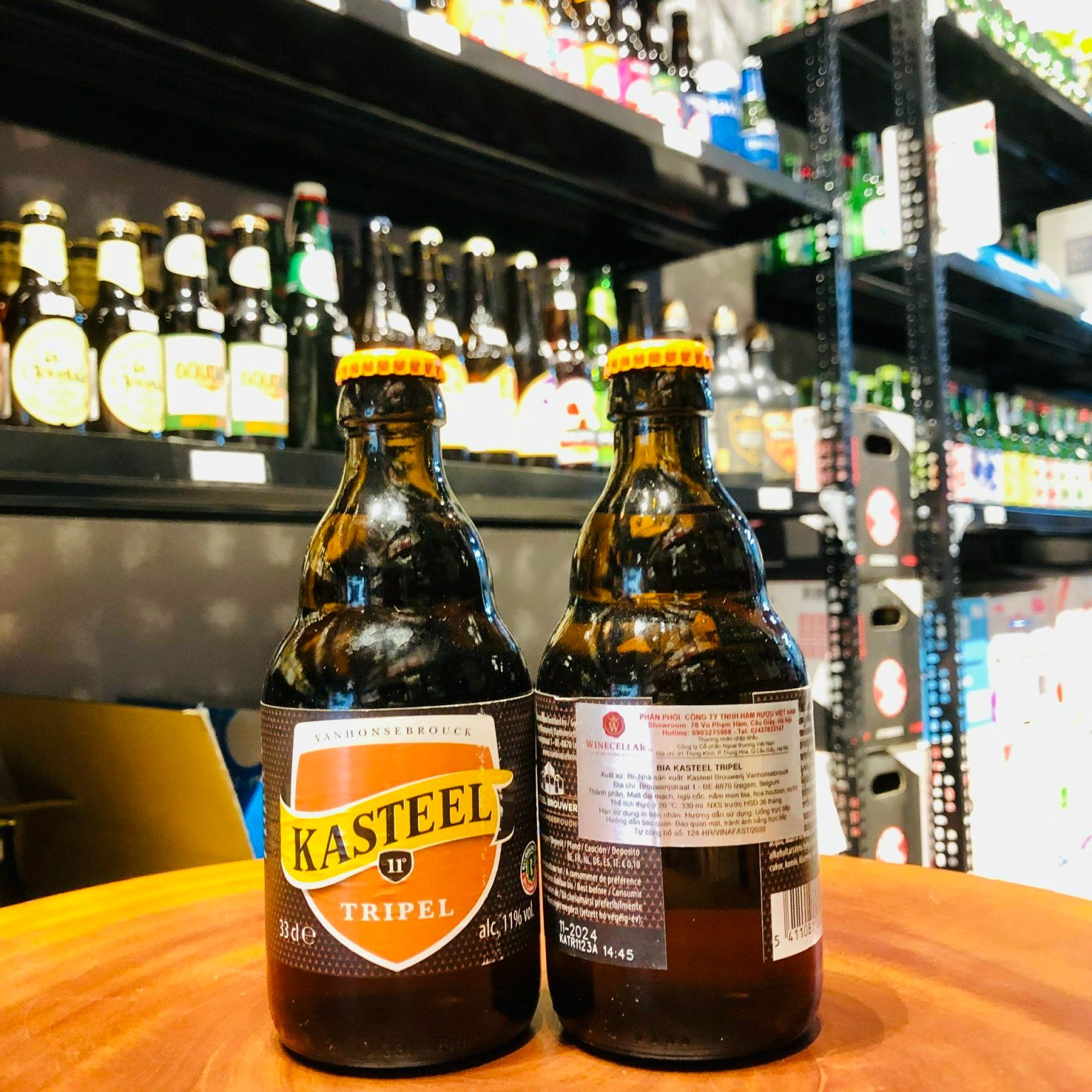 Bia Bỉ nhập khẩu Kasteel - chai 330ml