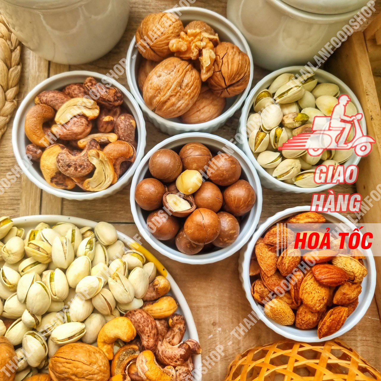 Hạt Dinh Dưỡng Mix 5 Vị Lon-450gram