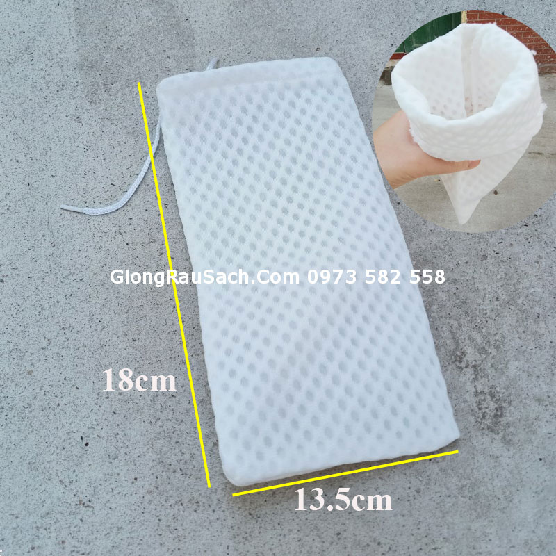 Túi lọc bể cá hồ cá 3d chuyên dùng lọc hay đựng vật liệu lọc bể cá chống tràn - nhỡ