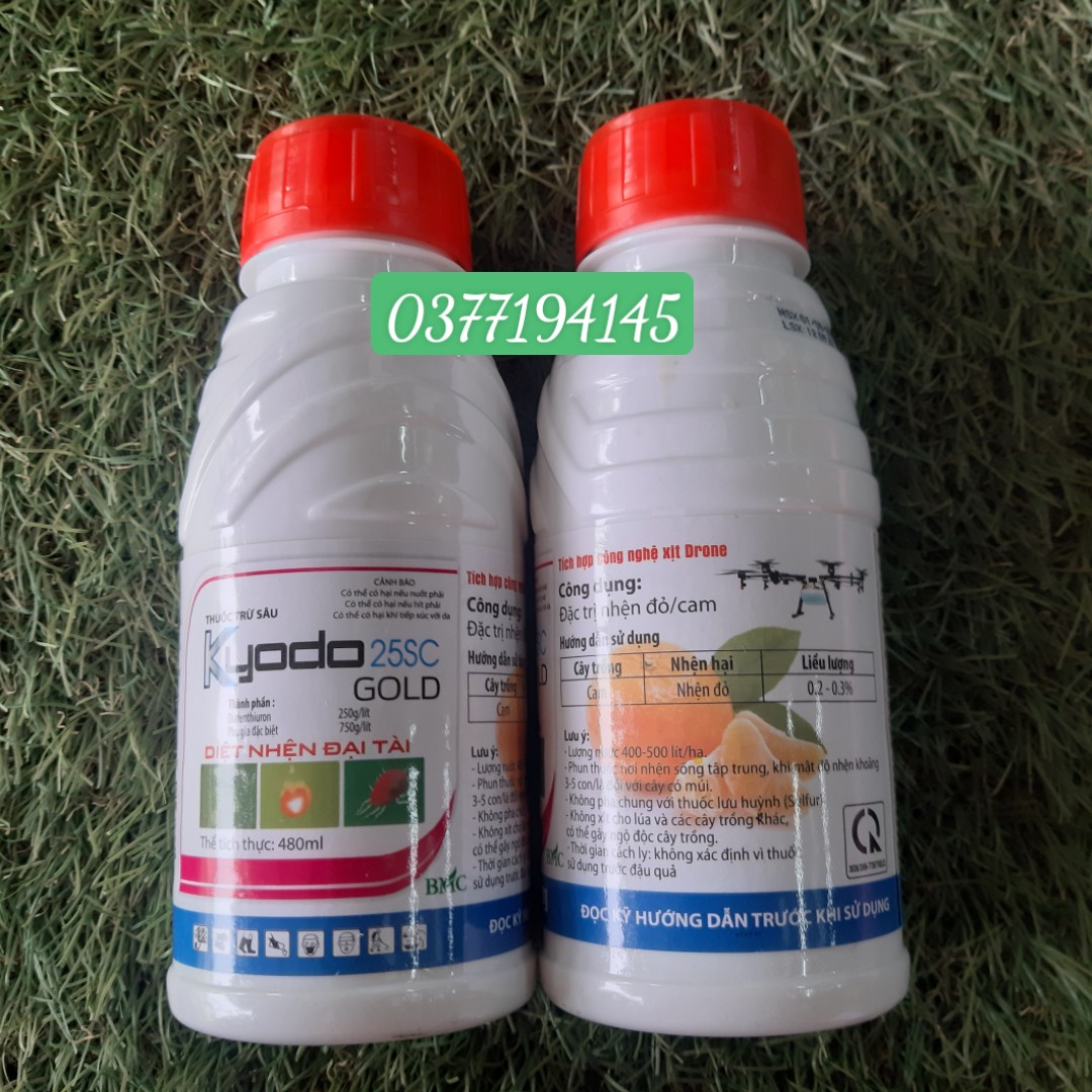 (SÂU) Thuốc trừ nhện Kyodo 25SC Gold- 480ml - BMC