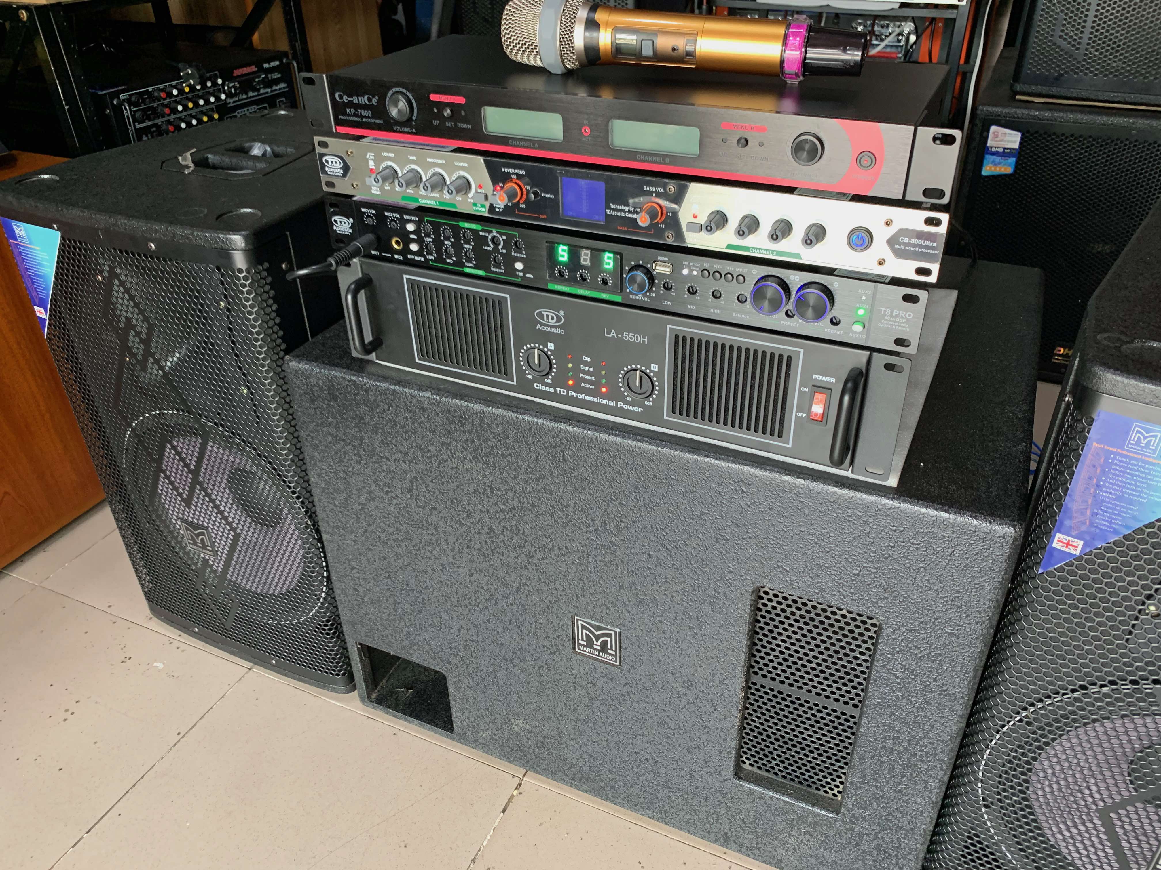 DÀN KARAOKE 16TR5 MARTINL CHO KHÔNG GIAN 50-60m2