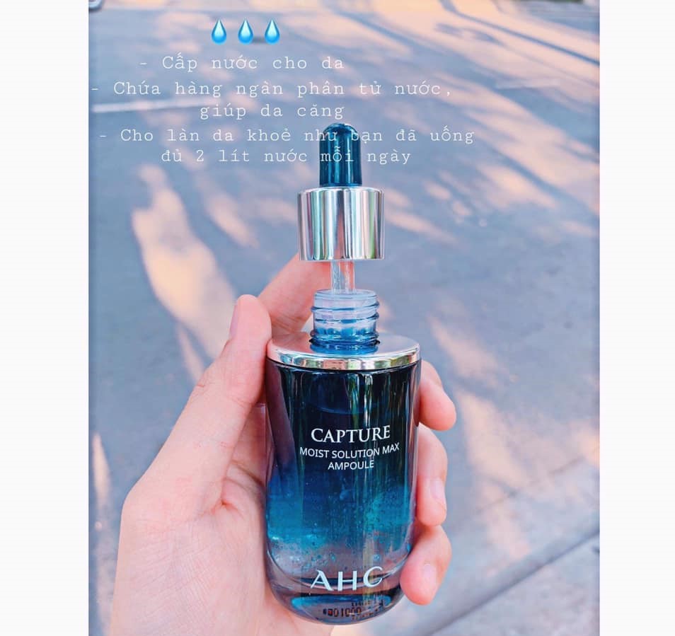 [AHC 2019] Tinh Chất Cấp Ẩm Cho Da AHC Capture Moist Solution Max Ampoule 50ml