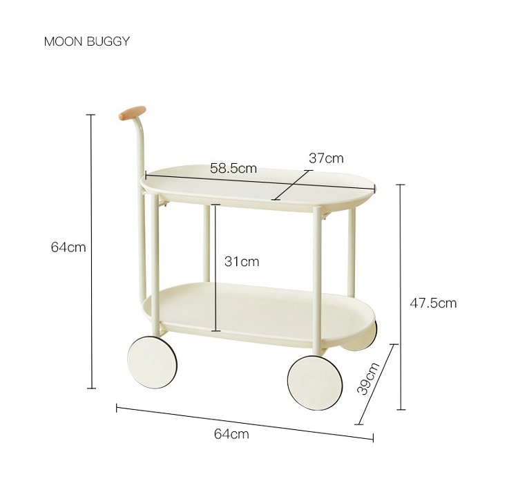 FS Table Nordic creative movable sofa edge a few corners several modern tea table simple ins double storage cart