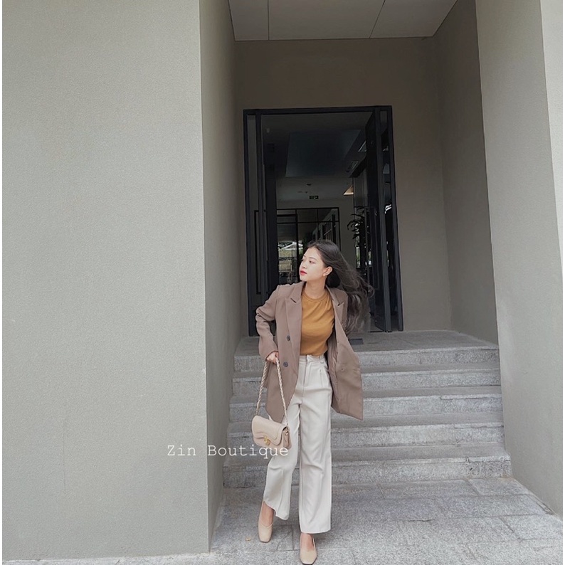 Quần suông Hàn quốc cài khuy Q211