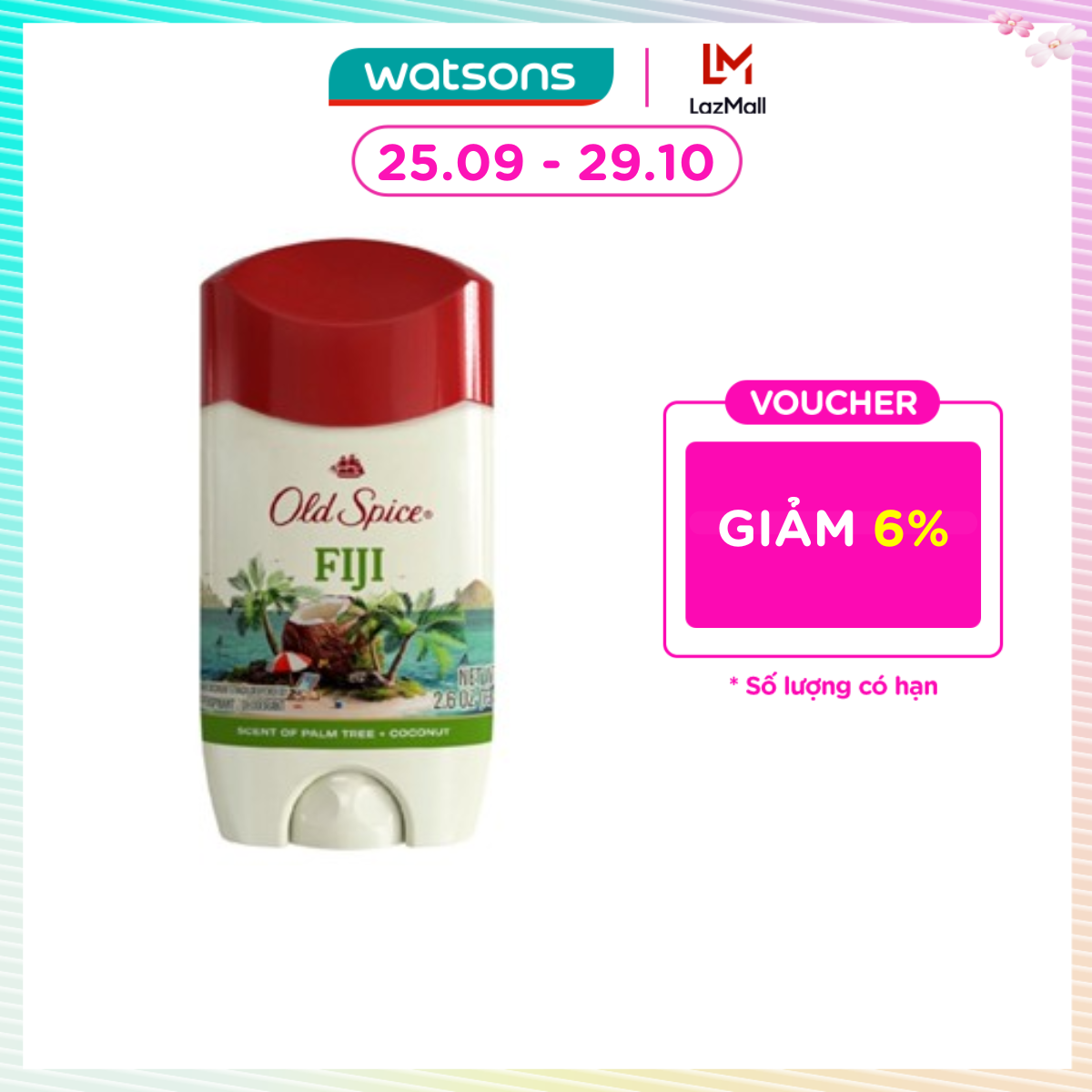 Sáp Khử Mùi Old Spice Fiji With Palm Tree 73g