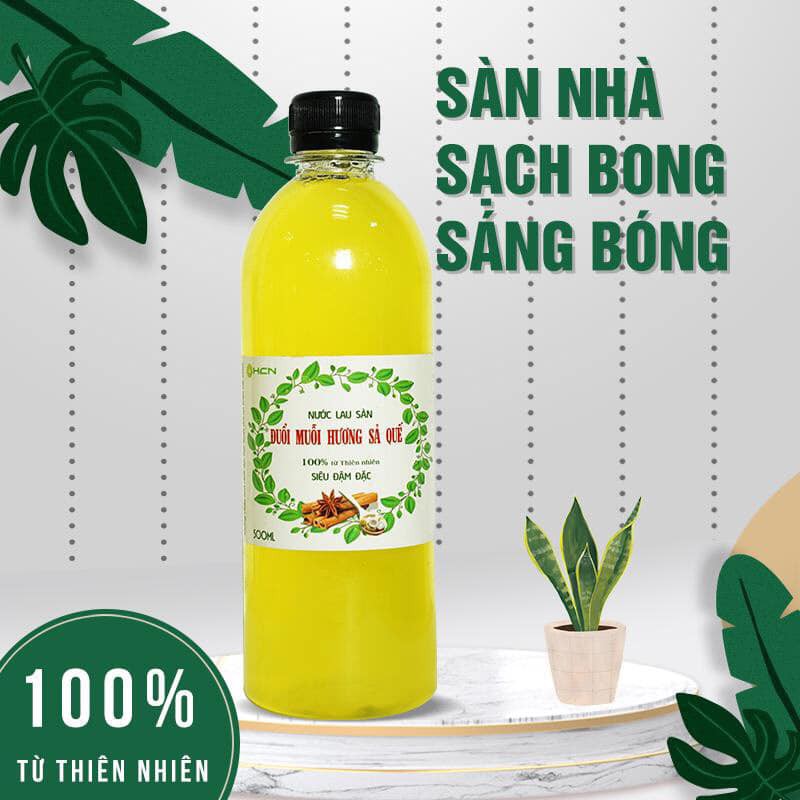 Lau sàn đuổi muỗi hương xả quế