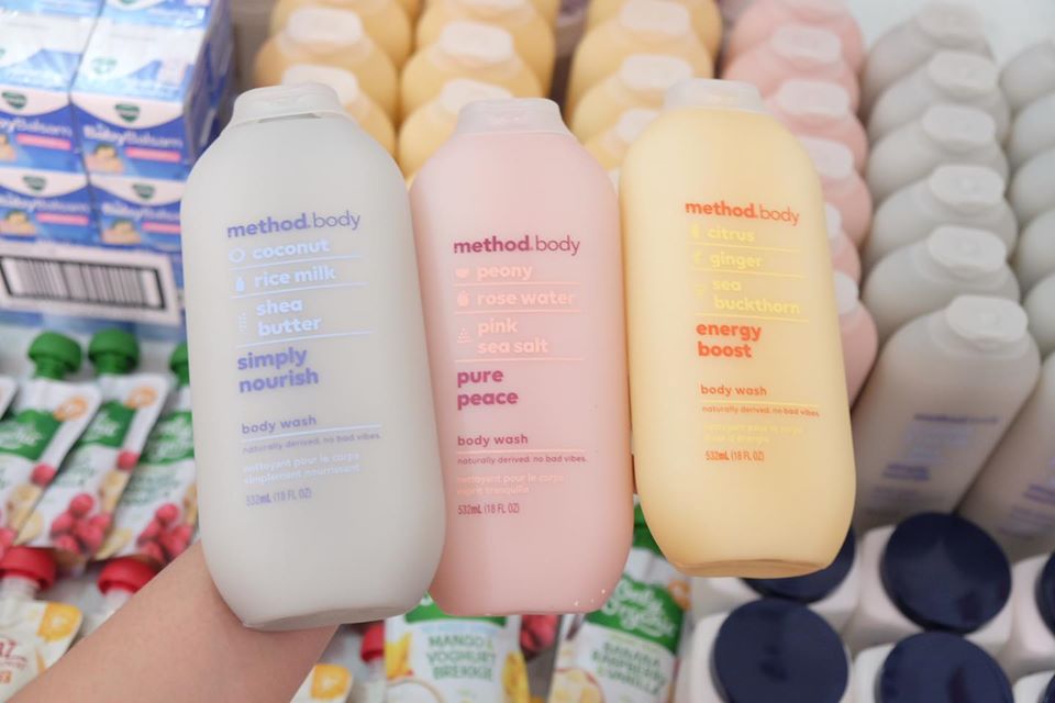 Sữa tắm Method body Úc Xám