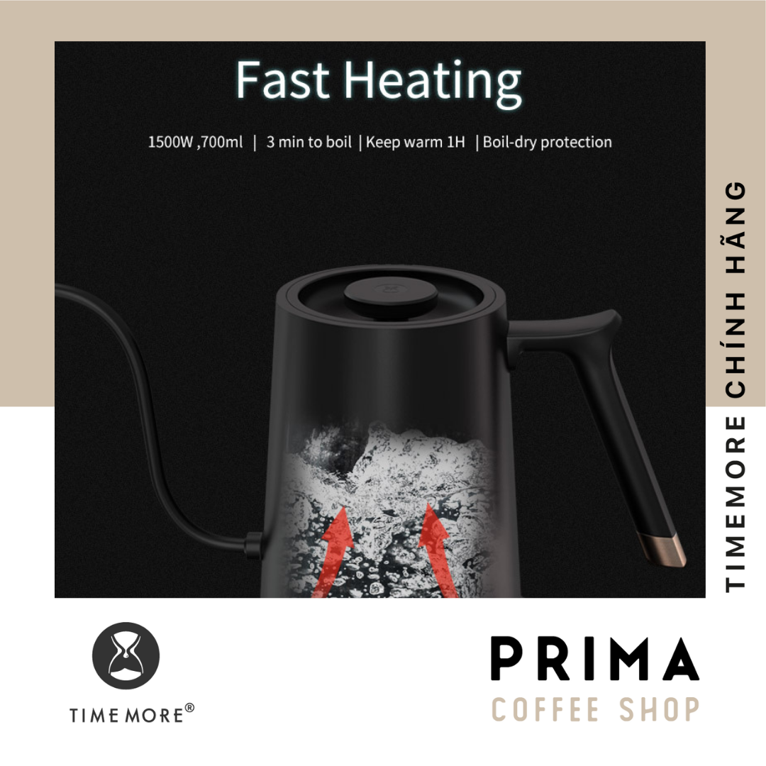[Chính Hãng] Ấm điện đun nước cổ ngỗng Timemore FISH SMART